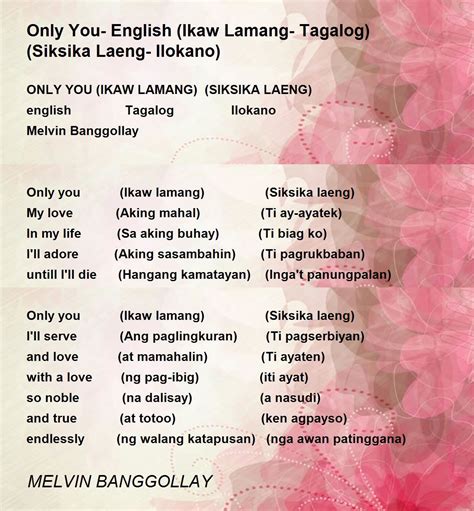 Lamang in English: Definition of the Tagalog word lamang.